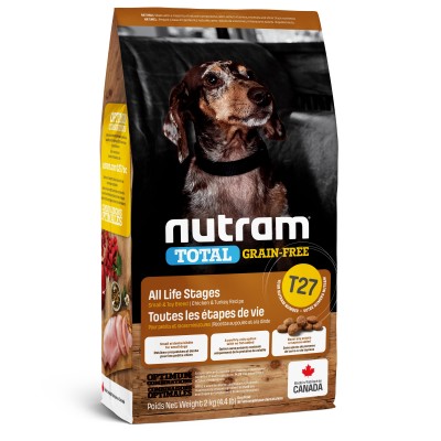 Nutram T27 Total Grain-Free с курицей и индейкой 340 г 