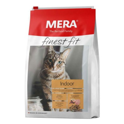 Сухий корм Mera finest fit Indoor для котів, які утримуються у приміщенні, із свіжим м'ясом птиці та лісовими ягодами, 4 кг 33734 