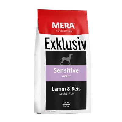 Сухой корм Mera Exclusiv sensitive Adult Lamm-Reis для чувствительных собак с ягненком и рисом 15 кг 72655 