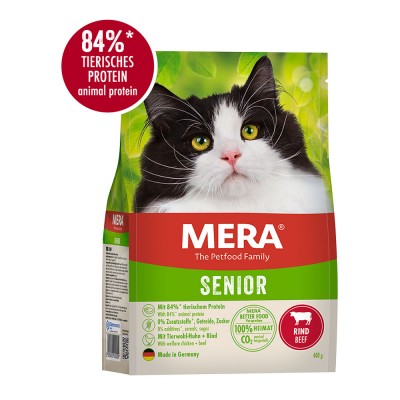 Сухий корм Mera Cats Senior Beef  для котів похилого віку з яловичиною, 2 кг 38942 
