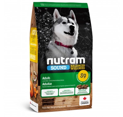 Nutram S9 Sound Balanced Wellness Lamb Adult Dog 11,4 кг 