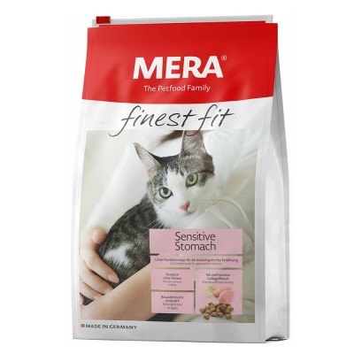 Сухий корм Mera finest fit Sensitive Stomach для чутливих котів, із свіжим м'ясом птиці і ромашкою, 10 кг 34145 