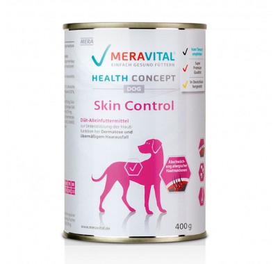 Ветеринарна дієта Mera MVH Nassfutter Skin Control для собак при дерматозах та надмірному випаданні шерсті 400 г 720474 