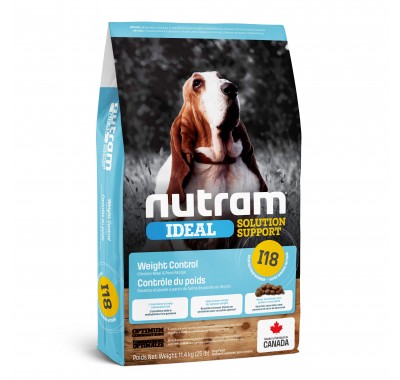 I18_ NUTRAM Ideal SS Холістик для дор.собак схильних до зайвої вагию Рецепт з куркою та горошком, 11.4кг 