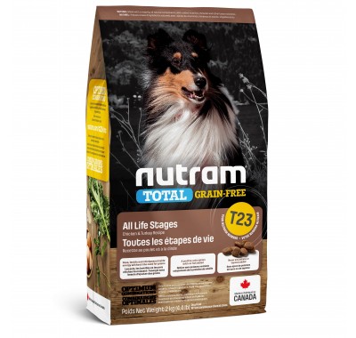 Nutram T23 Total Grain-Free з індичкою, куркою та качкою 11,4 кг 