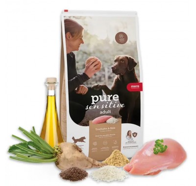 Сухой корм Mera Pure Sensitive Truthahn & Reis для взрослых собак с индейкой и рисом 12,5 кг 56750 