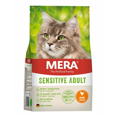 Сухий корм Mera Cats Sensitive Adult Сhicken  для дорослих котів із чутливим травленням з куркою, 400 г 38674 