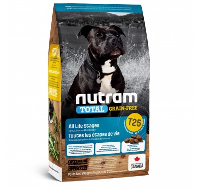 Сухий корм для собак Nutram T25 Grain-Free з лососем та фореллю 11,4 кг 