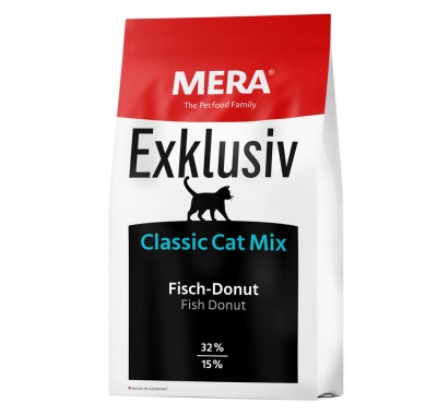 Сухий корм Mera Exclusiv Classic Cat Fish-Mix для котів із рибою, 10 кг 75145 