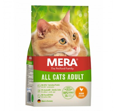Сухий корм Mera Cats All Adult Chicken для дорослих котів всіх порід з куркою, 400 г 38474 