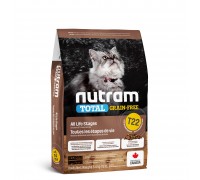Nutram T22 Total Grain-Free з індичкою, куркою та качкою 5,4 кг 