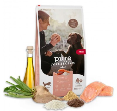 Сухой корм Mera Pure Sensitive Lachs & Reis для взрослых собак с лососем и рисом 12,5 кг 56850 