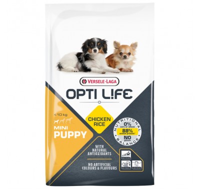 Сухий корм для цуценят міні та малих порід Opti Life Puppy Mini курка 2.5кг (311561)