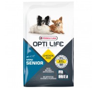 Сухий корм для літніх собак міні та малих порід Opti Life Senior Mini курка 7.5кг (311608)