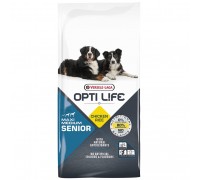 Сухий корм для літніх собак середніх та великих порід Opti Life Senior Medium & Maxi курка, 12.5кг (311585)