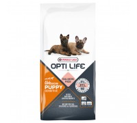 Сухой корм для щенков всех пород Opti Life Puppy Sensitive лосось 12.5кг (311639)