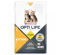 Сухий беззерновий корм для кошенят Opti Life Kitten курка 2.5кг (413098)