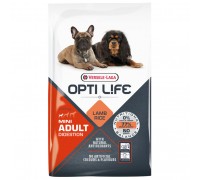 Сухий корм для собак із чутливим травленням Opti Life Adult Digestion Mini ягня, лосось 2.5кг (311349)