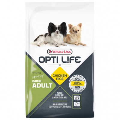 Сухий корм для собак міні та малих порід Opti Life Adult Mini курка 7.5кг (311462)