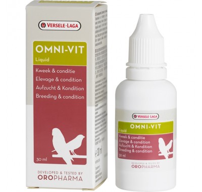 Oropharma Omni-Vit Liquid рідкі вітаміни для кондиції птахів 30 мл