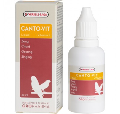 Oropharma Canto-Vit Liquid рідкі вітаміни для співу та фертильності птахів 30 мл