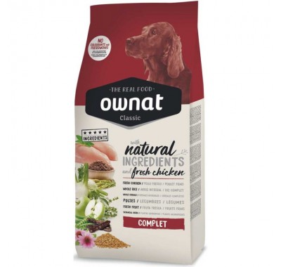 Ownat Classic Complete - корм Овнат з куркою для дорослих собак 20 кг