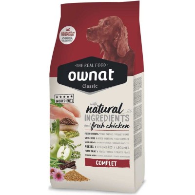 Ownat Classic Complete - корм Овнат з куркою для дорослих собак 20 кг