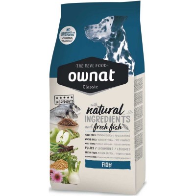 Ownat Classic Fish - корм Овнат с рыбой для взрослых собак 20 кг