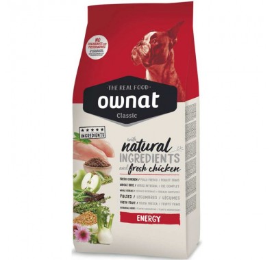 Ownat Classic Energy - корм Овнат для взрослых активных собак 4 кг