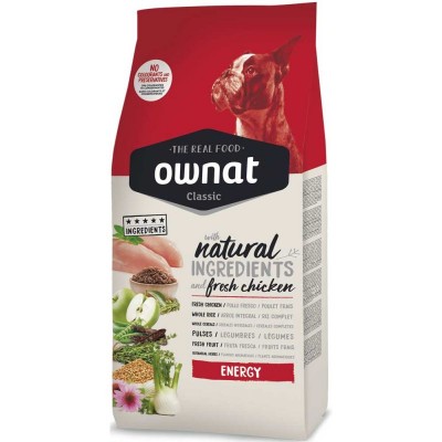 Ownat Classic Energy - корм Овнат для взрослых активных собак 20 кг