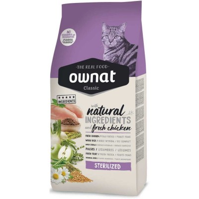 Ownat Classic Sterilized - корм Овнат для взрослых стерилизованных кошек 4 кг
