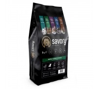 Сухий корм Savory для кішок гурманів, зі свіжою індичкою та качкою, 8 кг 30068