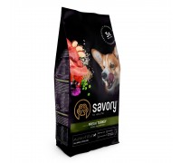 Сухий корм Savory All Breed для стерилізованих собак усіх порід, зі свіжою індичкою, 1 кг 31492