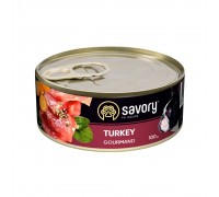Вологий корм Savory для дорослих собак усіх порід, з індичкою, 100 г 30495