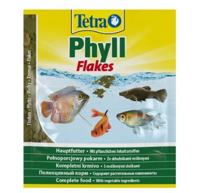 Корм для акваріумних риб Tetra Phyll Flakes (для травоїдних риб) 12г 134430