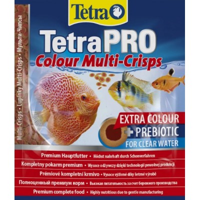 Корм Tetra PRO Colour Multi-Crisps для акваріумних риб, для яскравого забарвлення, 12 г 149366