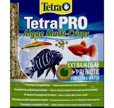 Корм Tetra PRO Algae Multi-Crisps для травоїдних риб з овочами 12г 149397