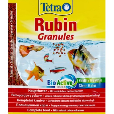 Корм Tetra Rubin Granules для акваріумних рибок, для яскравості забарвлення 15г 193765
