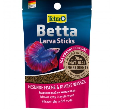 Корм для рибок півників Tetra Betta Larva Sticks, 5 г (палички) 259317