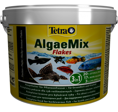 Корм для риб Tetra Algae Mix пластівці для всіх видів травоїдних риб 10л /1.75кг 284746