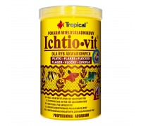 Tropical Ichtio-vit пластівці основний корм для всіх видів риб