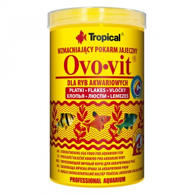 Tropical Ovo-vit пластівці з високим вмістом яєчного жовтка для всіх видів риб