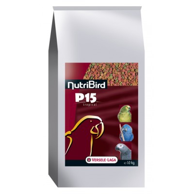 Versele-Laga NutriBird P15 Tropical гранульований корм для папуг, з горіхами та фруктами