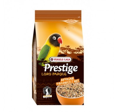 Versele-Laga Prestige Loro Parque African Parakeet Mix зерновая смесь полнорационный корм для попугаев-неразлучников, карликовых попугаев