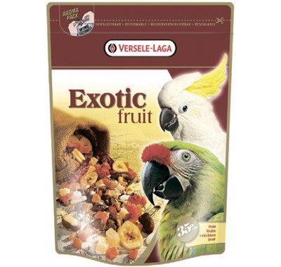 Versele-Laga Exotic Fruit зернова суміш корм для великих папуг, з тропічними фруктами 600 г