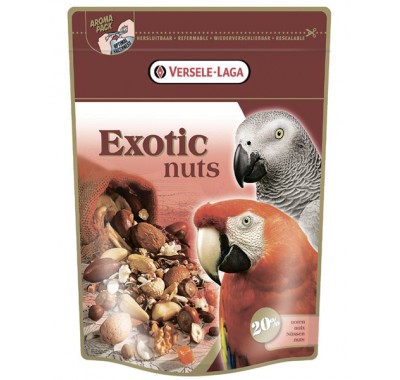 Versele-Laga Exotic Nuts зернова суміш корм для великих папуг, з цілісним горіхом 750 г