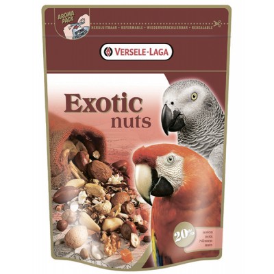 Versele-Laga Exotic Nuts зернова суміш корм для великих папуг, з цілісним горіхом 750 г
