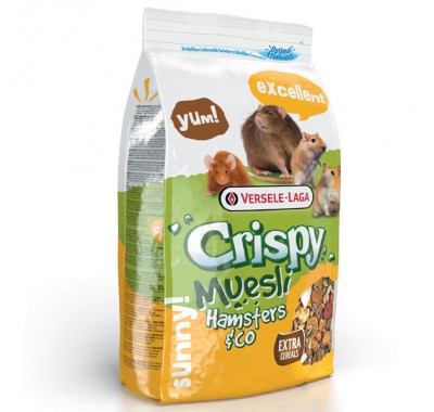 Versele-Laga Crispy Muesli Hamster зернова суміш корм для хом'яків, щурів, мишей, піщанок