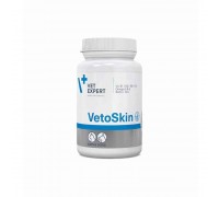 VetExpert (ВетЕксперт) VetoSkin - Харчова добавка для здоров'я шкіри та вовни кішок та собак 60 капс