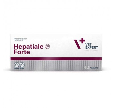 VetExpert (ВетЕксперт) Hepatiale Forte - Харчова добавка для підтримки та відновлення функцій печінки собак та котів 40 таб